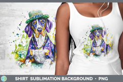 GorgeousMardi Gras Splash Dogs Shirt design.