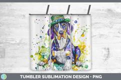 GorgeousMardi Gras Splash Dogs Tumbler design.