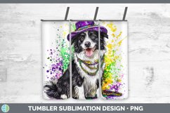 GorgeousMardi Gras Splash Dogs Tumbler design.