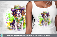 GorgeousMardi Gras Splash Dogs Shirt design.