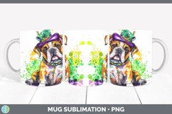 GorgeousMardi Gras Splash Dogs Mug Wrap design.