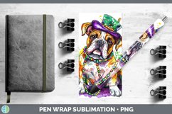 GorgeousMardi Gras Splash Dogs Pen Wrap design.