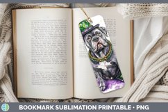 GorgeousMardi Gras Splash Dogs Bookmark design.