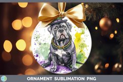 GorgeousMardi Gras Splash Dogs Ornament design.