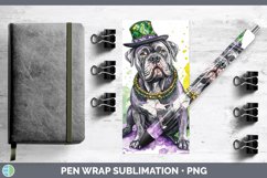 GorgeousMardi Gras Splash Dogs Pen Wrap design.