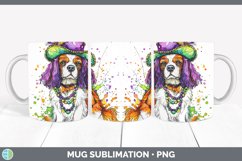 GorgeousMardi Gras Splash Dogs Mug Wrap design.