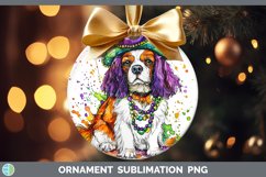 GorgeousMardi Gras Splash Dogs Ornament design.