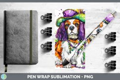 GorgeousMardi Gras Splash Dogs Pen Wrap design.