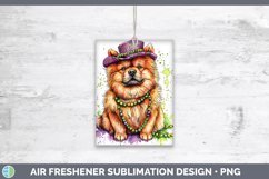 GorgeousMardi Gras Splash Dogs Air Freshener design.