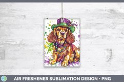 GorgeousMardi Gras Splash Dogs Air Freshener design.