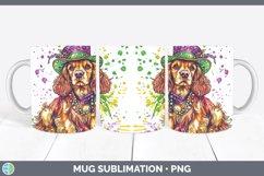 GorgeousMardi Gras Splash Dogs Mug Wrap design.