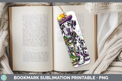 GorgeousMardi Gras Splash Dogs Bookmark design.