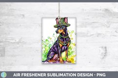 GorgeousMardi Gras Splash Dogs Air Freshener design.