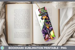 GorgeousMardi Gras Splash Dogs Bookmark design.