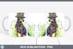 GorgeousMardi Gras Splash Dogs Mug Wrap design.