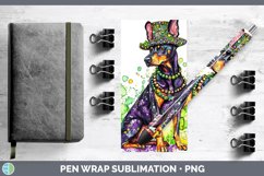 GorgeousMardi Gras Splash Dogs Pen Wrap design.