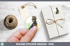 GorgeousMardi Gras Splash Dogs Stickers design.