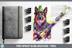 GorgeousMardi Gras Splash Dogs Pen Wrap design.
