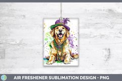 GorgeousMardi Gras Splash Dogs Air Freshener design.