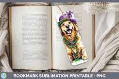 GorgeousMardi Gras Splash Dogs Bookmark design.