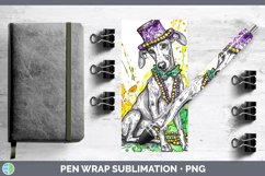 GorgeousMardi Gras Splash Dogs Pen Wrap design.