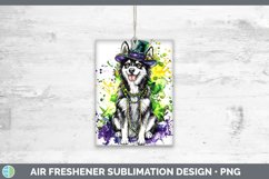 GorgeousMardi Gras Splash Dogs Air Freshener design.