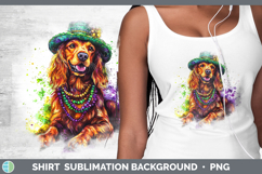GorgeousMardi Gras Splash Dogs Shirt design.