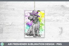 GorgeousMardi Gras Splash Dogs Air Freshener design.