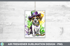 GorgeousMardi Gras Splash Dogs Air Freshener design.