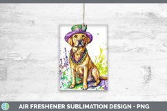 GorgeousMardi Gras Splash Dogs Air Freshener design.