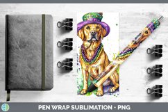 GorgeousMardi Gras Splash Dogs Pen Wrap design.