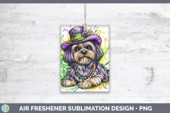 GorgeousMardi Gras Splash Dogs Air Freshener design.