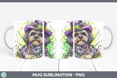 GorgeousMardi Gras Splash Dogs Mug Wrap design.