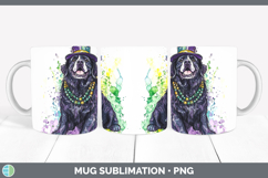 GorgeousMardi Gras Splash Dogs Mug Wrap design.