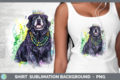 GorgeousMardi Gras Splash Dogs Shirt design.