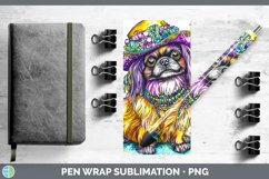 GorgeousMardi Gras Splash Dogs Pen Wrap design.