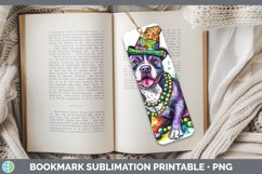 GorgeousMardi Gras Splash Dogs Bookmark design.