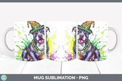 GorgeousMardi Gras Splash Dogs Mug Wrap design.