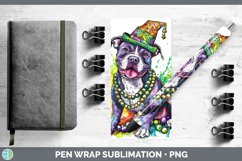 GorgeousMardi Gras Splash Dogs Pen Wrap design.