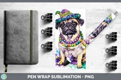 GorgeousMardi Gras Splash Dogs Pen Wrap design.