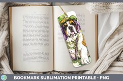 GorgeousMardi Gras Splash Dogs Bookmark design.