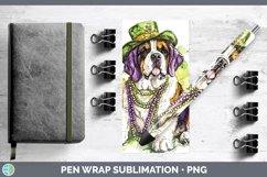 GorgeousMardi Gras Splash Dogs Pen Wrap design.