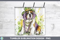 GorgeousMardi Gras Splash Dogs Tumbler design.