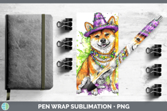 GorgeousMardi Gras Splash Dogs Pen Wrap design.