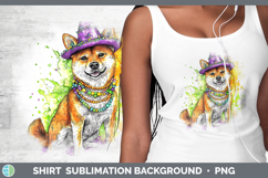 GorgeousMardi Gras Splash Dogs Shirt design.