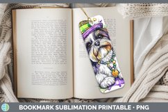 GorgeousMardi Gras Splash Dogs Bookmark design.