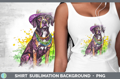 GorgeousMardi Gras Splash Dogs Shirt design.