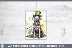 GorgeousMardi Gras Splash Dogs Air Freshener design.