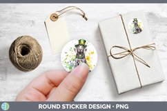 GorgeousMardi Gras Splash Dogs Stickers design.