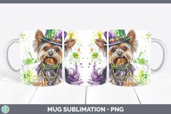 GorgeousMardi Gras Splash Dogs Mug Wrap design.